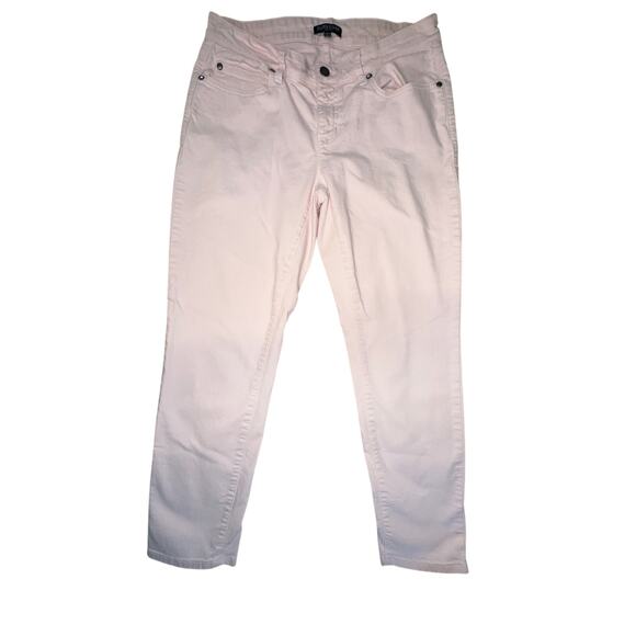 Eileen Fisher Velveteen Pants 8P Petite Organic Cotton‎ Light Pink Stretch Soft - Picture 1 of 8